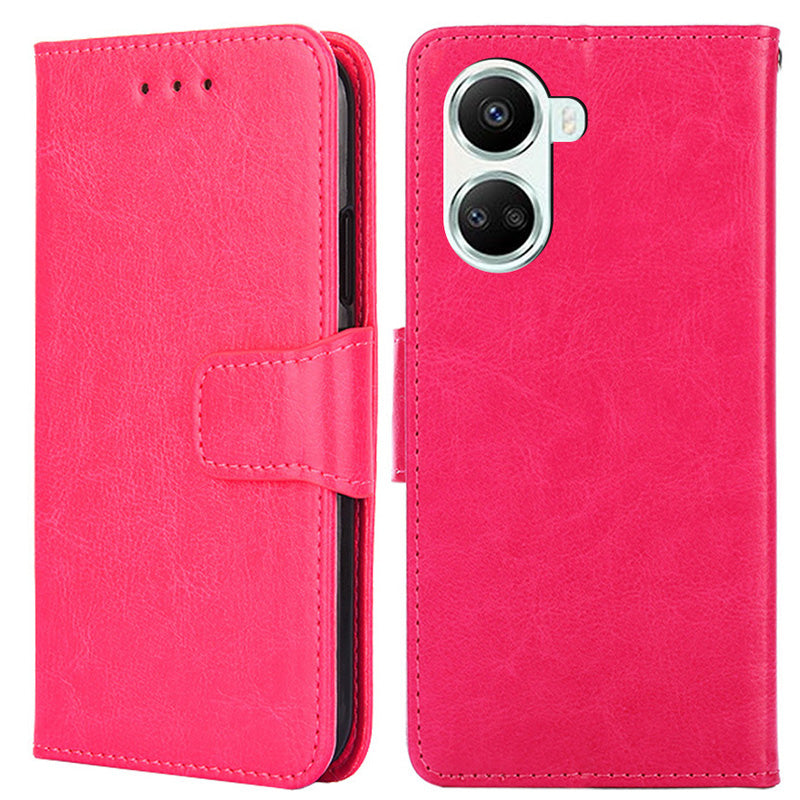 For Huawei nova 10 SE 4G Flip Book Stand PU Leather Cover Wallet Style Magnetic Protective Phone Case