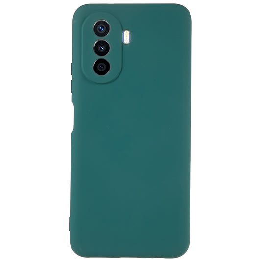 For Huawei nova Y70 4G Arc Edge Liquid Silicone Texture Case 2.0mm Thick Shockproof Soft TPU Phone Cover