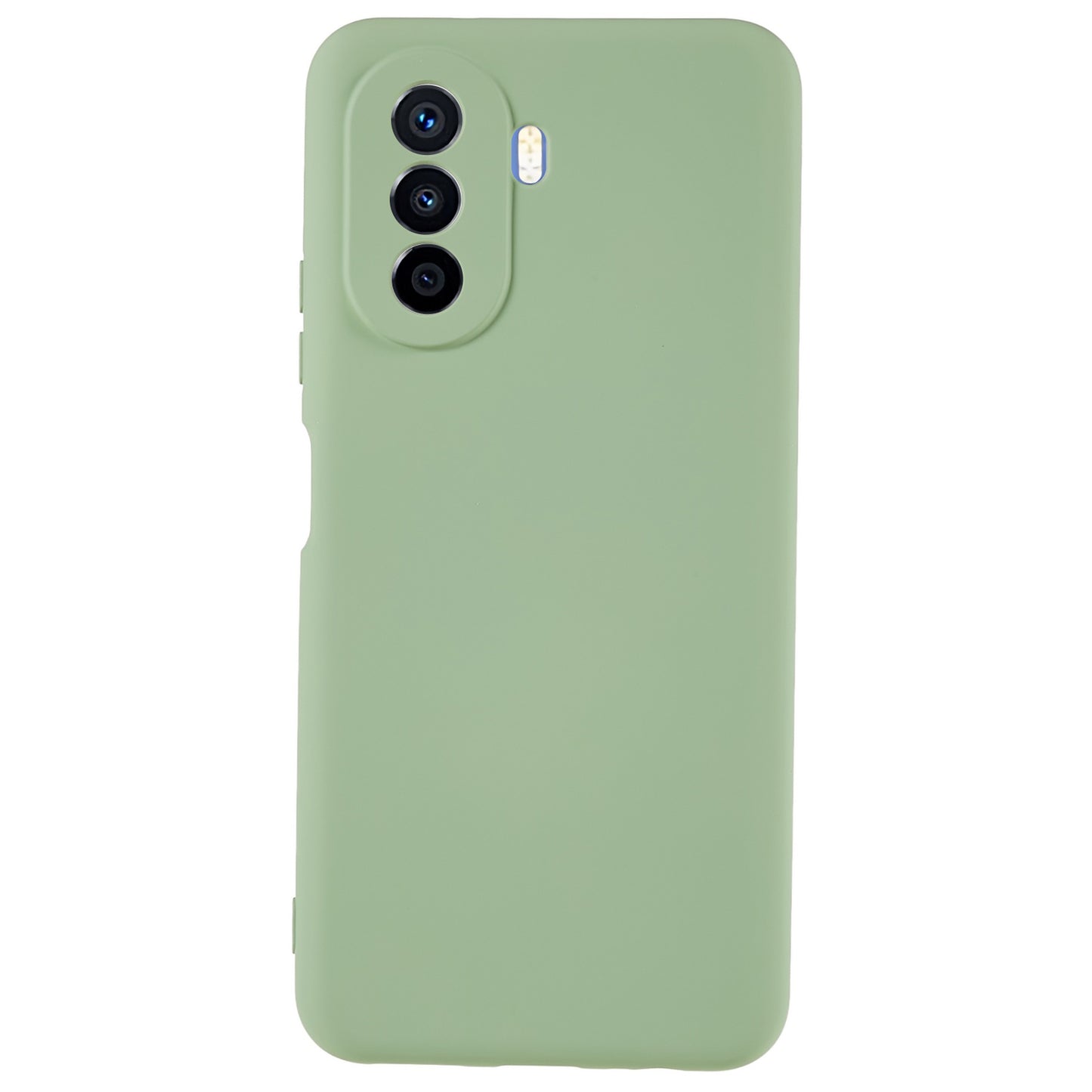 For Huawei nova Y70 4G Arc Edge Liquid Silicone Texture Case 2.0mm Thick Shockproof Soft TPU Phone Cover
