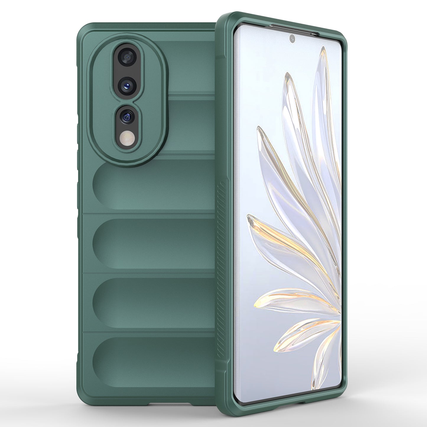 For Honor 80 5G Rugged Back Cover Drop-proof Flexible TPU Shockproof Phone Case