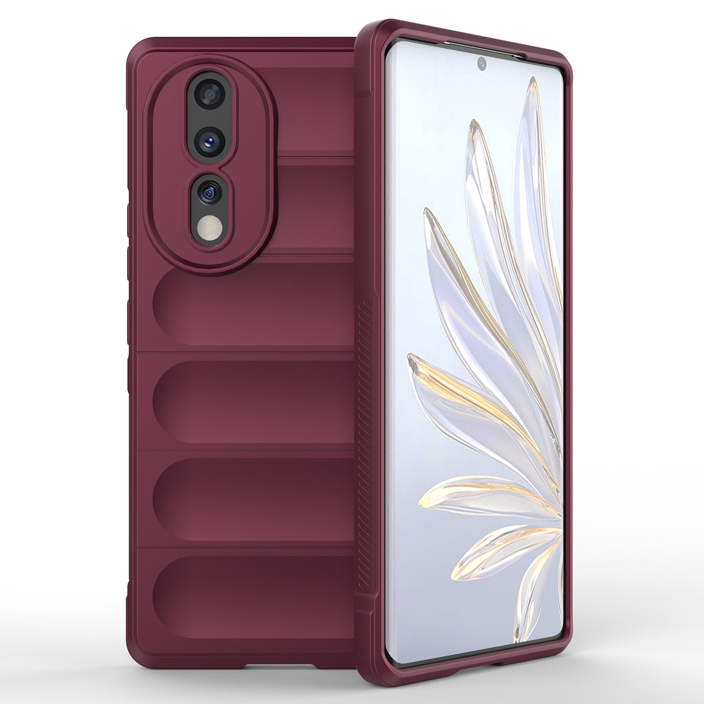For Honor 80 5G Rugged Back Cover Drop-proof Flexible TPU Shockproof Phone Case