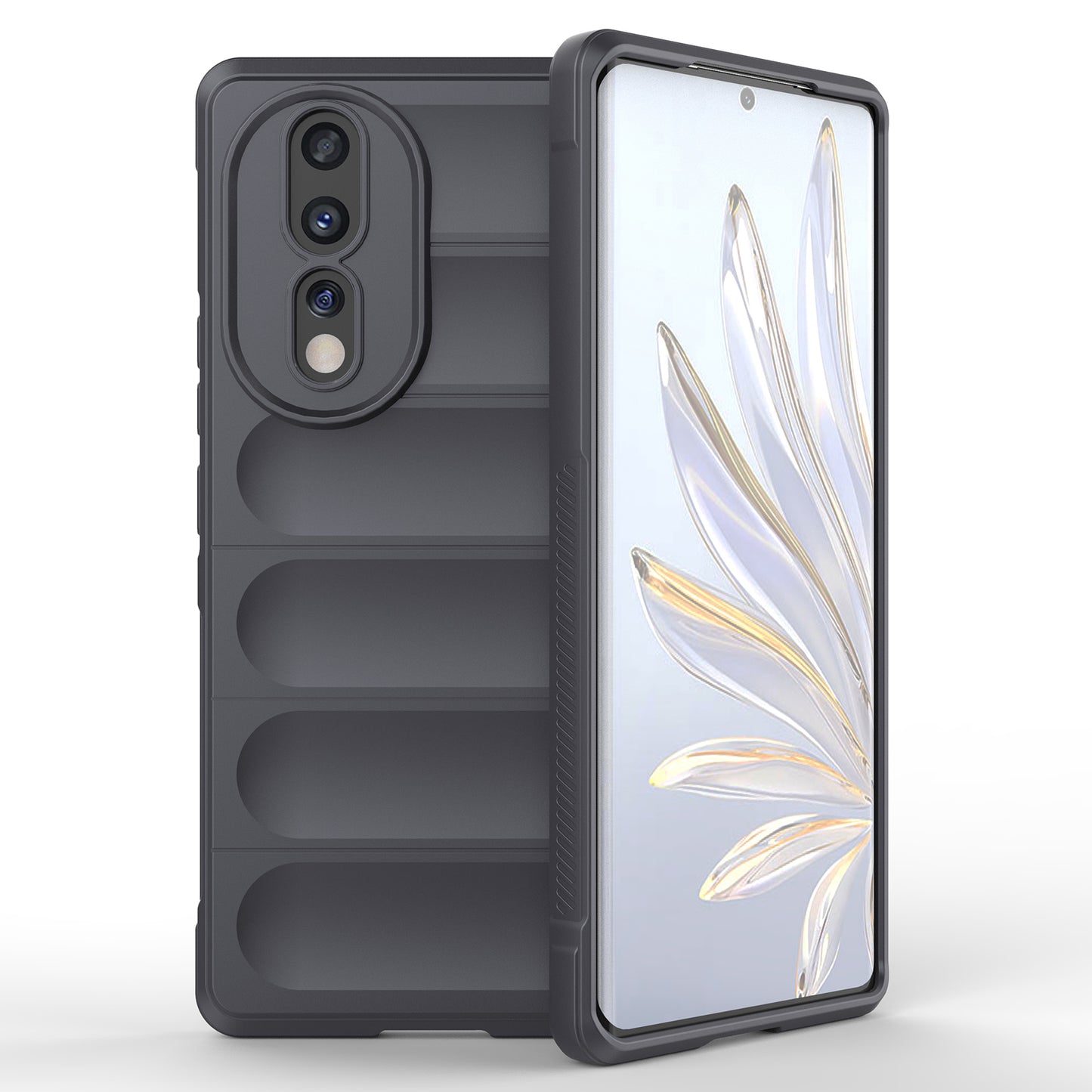 For Honor 80 5G Rugged Back Cover Drop-proof Flexible TPU Shockproof Phone Case