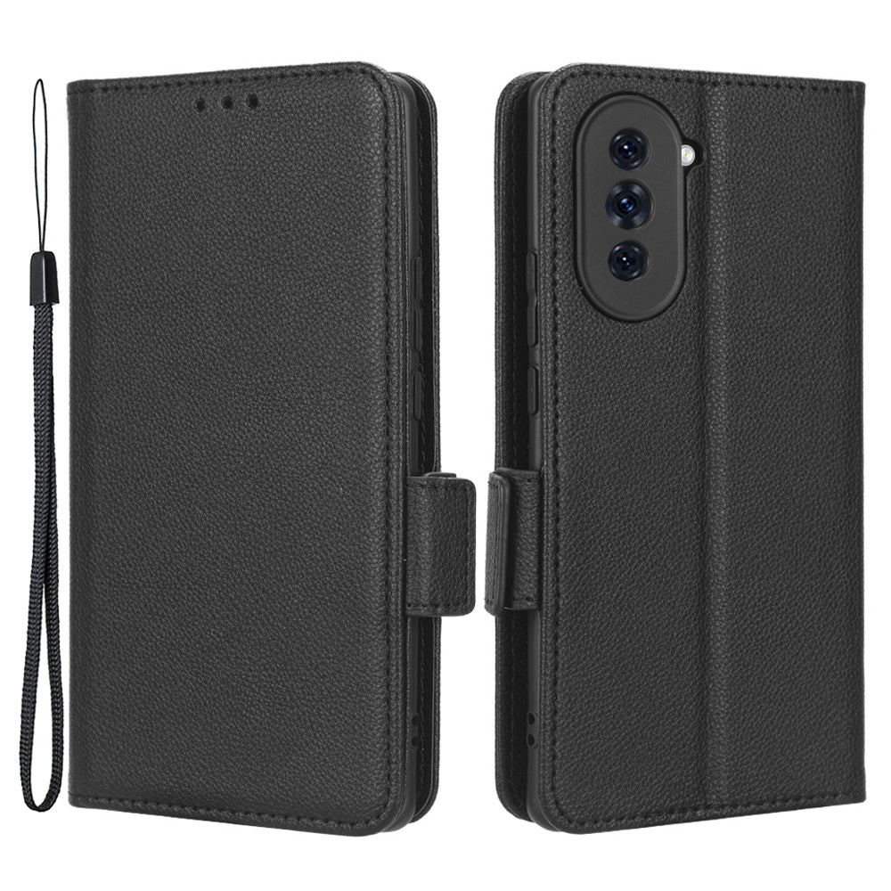 For Huawei nova 10 4G PU Leather Litchi Texture Wallet Stand Case Dual Magnetic Clasp Full Protection Phone Cover