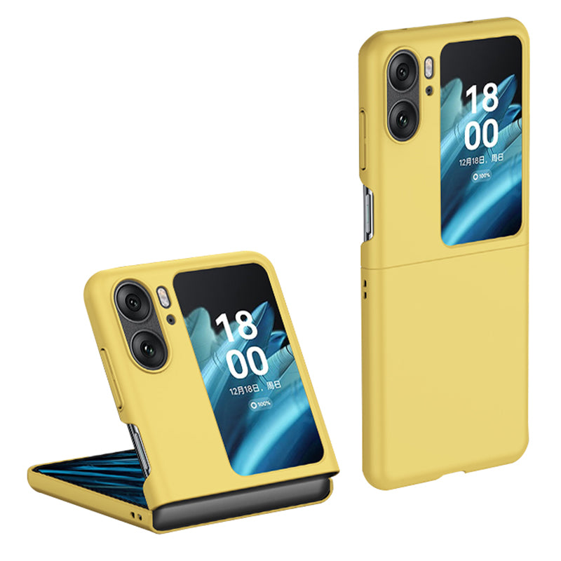 For Oppo Find N2 Flip 5G Skin-touch Feeling Drop-proof Hard PC Back Case Cell Phone Cover Protector