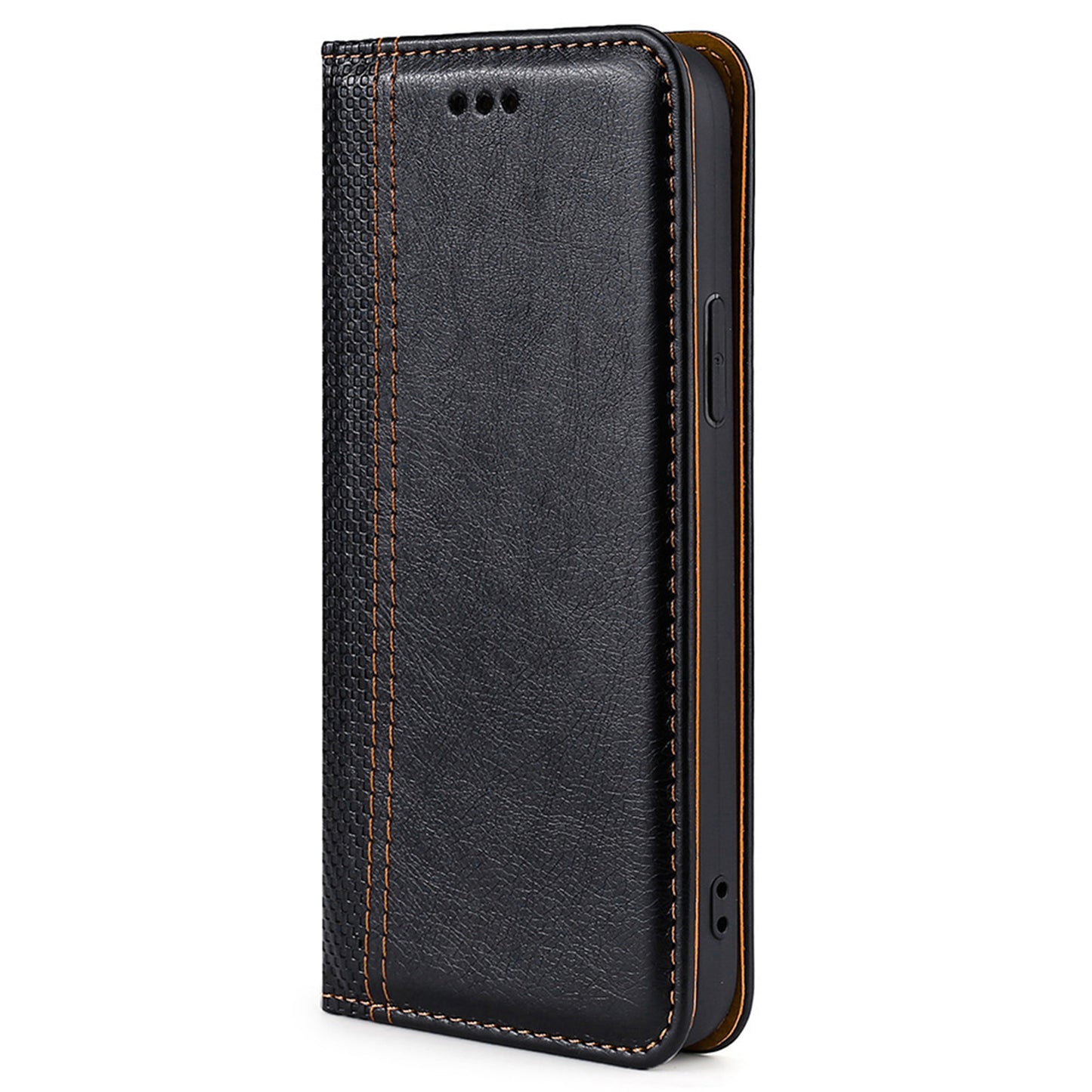 For Realme 10 Pro+ 5G Plaid Pattern PU Leather Card Holder Stand Case Magnetic Auto Closing Protective Phone Cover