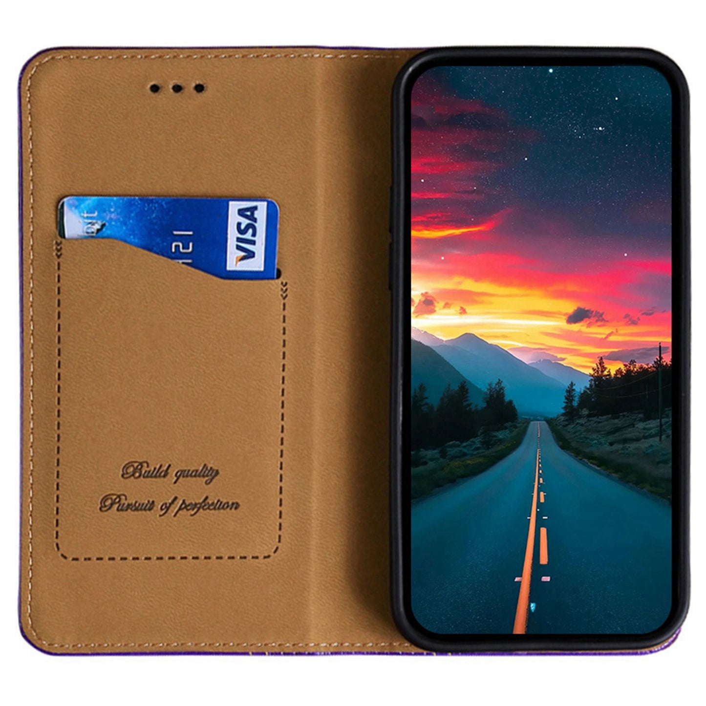 For Realme 10 Pro+ 5G Plaid Pattern PU Leather Card Holder Stand Case Magnetic Auto Closing Protective Phone Cover