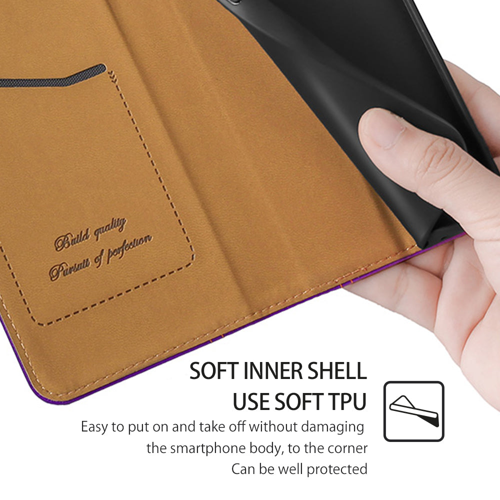 For Realme 10 Pro+ 5G Plaid Pattern PU Leather Card Holder Stand Case Magnetic Auto Closing Protective Phone Cover