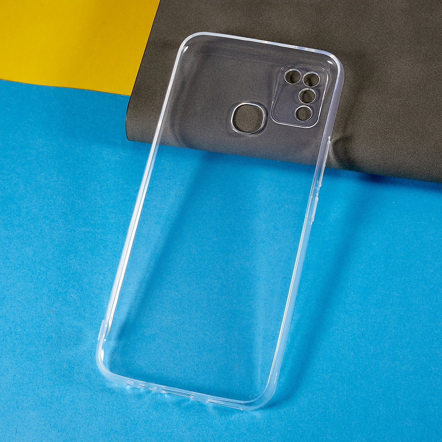 For Infinix Hot 10 Lite Transparent Flexible TPU Phone Protective Cover Ultra-thin Drop-proof Back Case