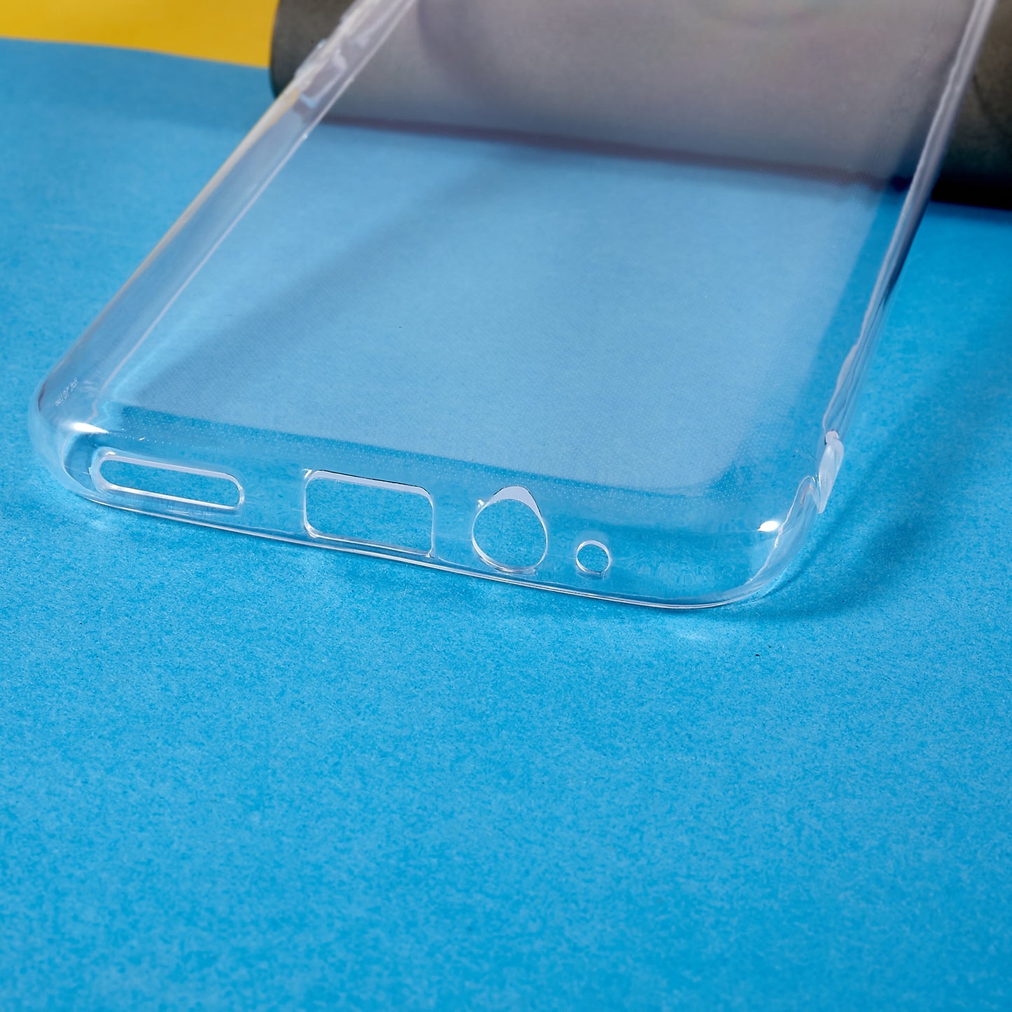 For Infinix Hot 10 Lite Transparent Flexible TPU Phone Protective Cover Ultra-thin Drop-proof Back Case