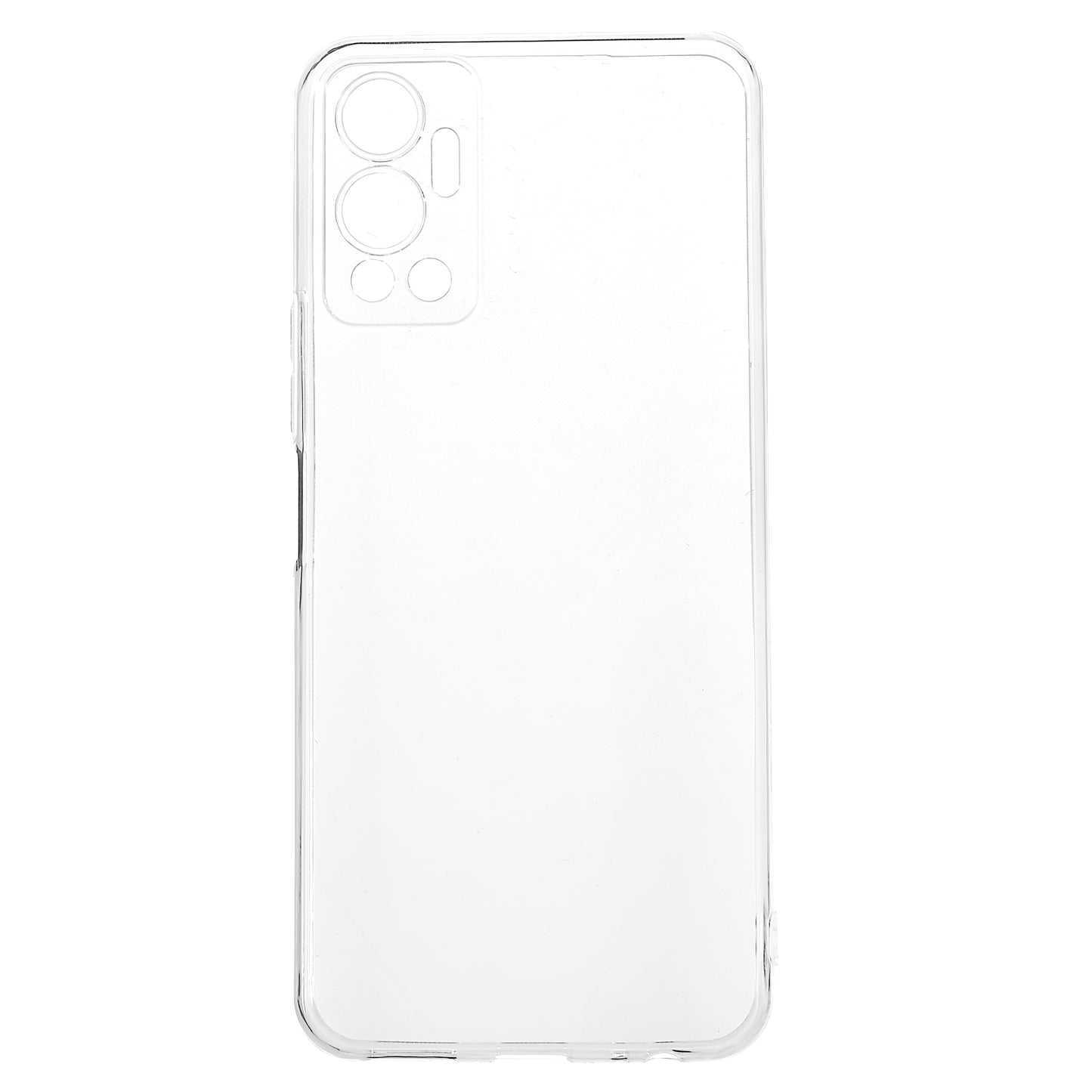 For Infinix Hot 12 4G Ultra-thin Flexible TPU Protective Back Cover Clear Drop-proof Anti-scratch Phone Case