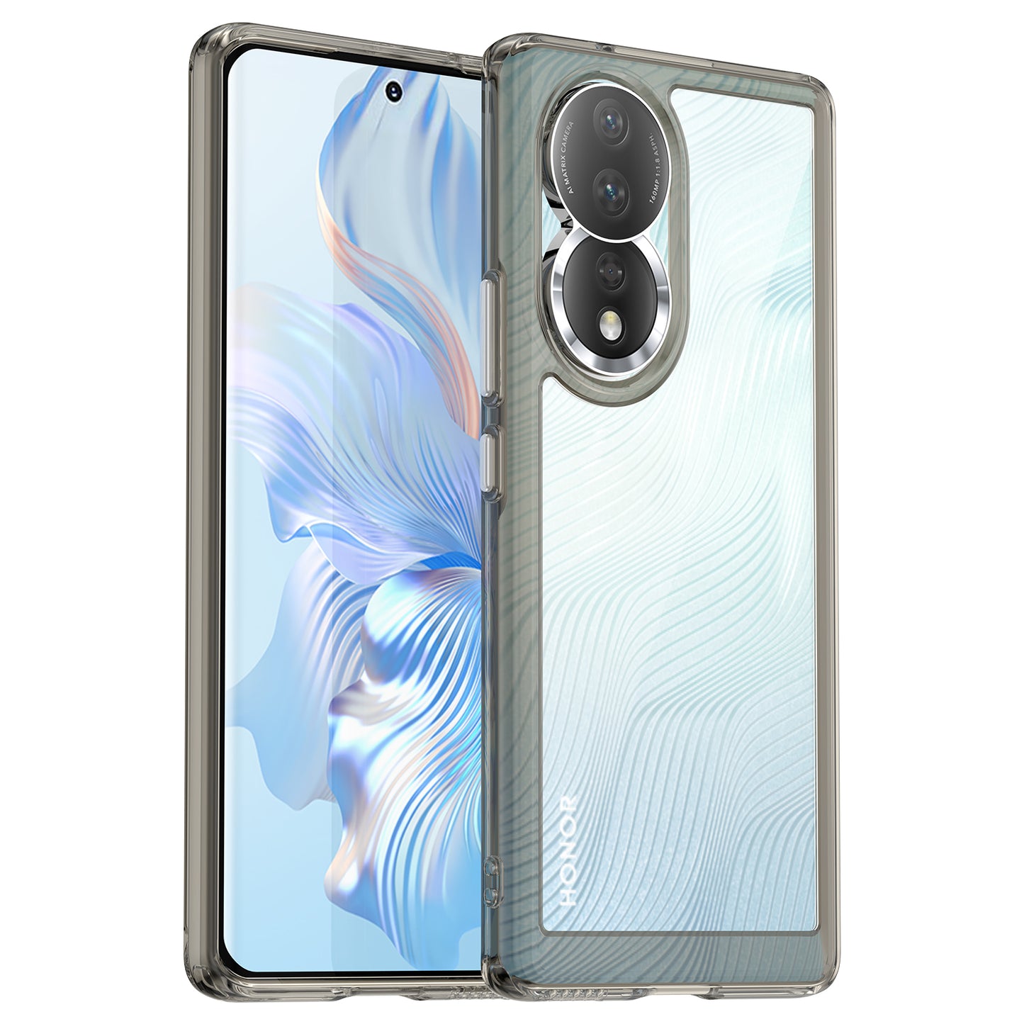 For Honor 80 5G Phone Case, Anti-collision TPU Bumper+Acrylic Back Shell Protective Cover