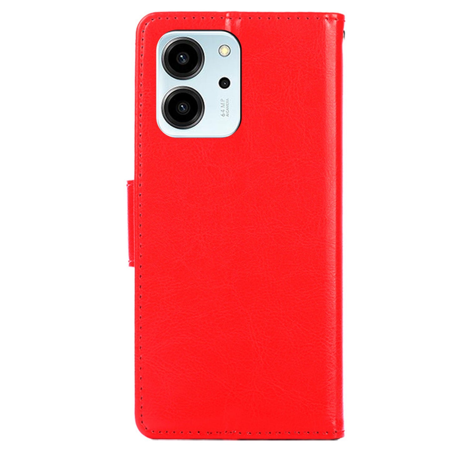 For Honor 80 SE 5G Textured PU Leather Phone Cover Anti-scratch Stand Wallet Shockproof Folio Flip Cell Phone Case