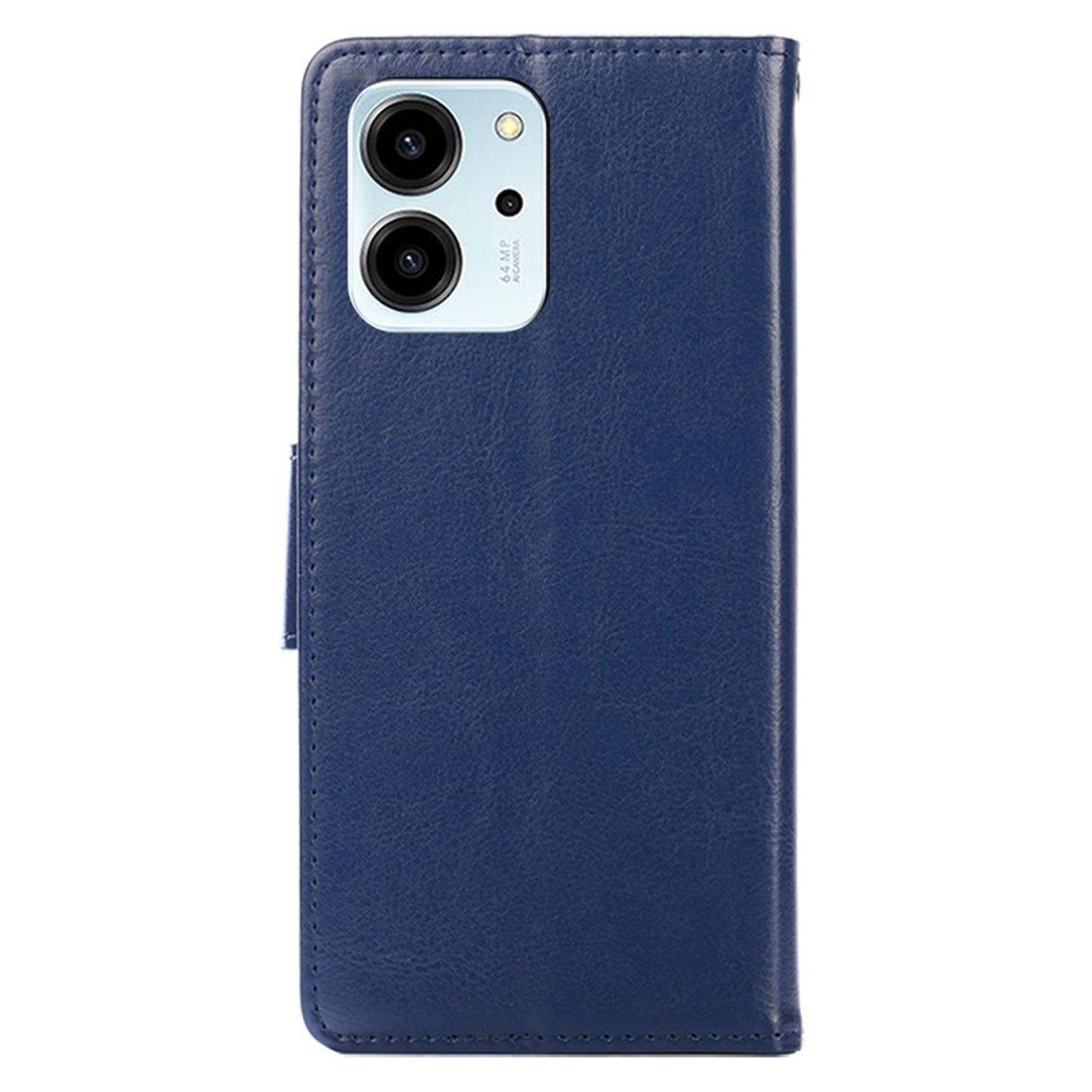 For Honor 80 SE 5G Textured PU Leather Phone Cover Anti-scratch Stand Wallet Shockproof Folio Flip Cell Phone Case