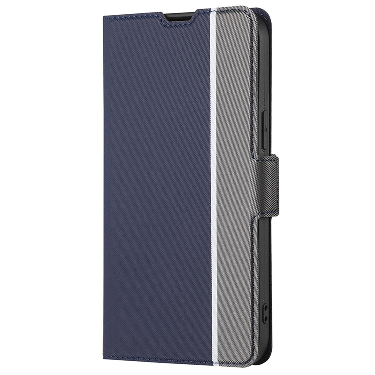 For Honor 80 SE 5G Anti-Fingerprint Twill Texture Stand Phone Case PU Leather Dual Magnetic Clasp Card Holder Cover