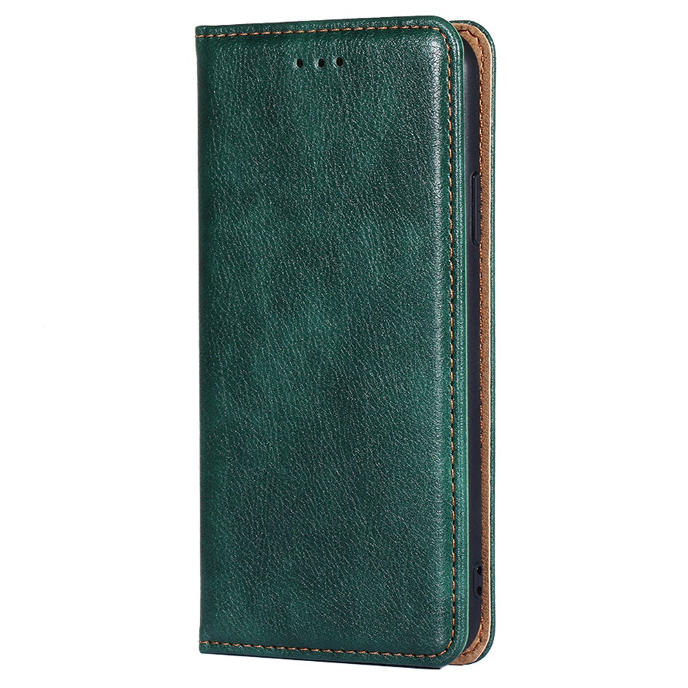 For Honor 80 SE 5G Foldable Stand Magnetic Auto-closing Protective Cover Anti-Scratch Wallet PU Leather Phone Case
