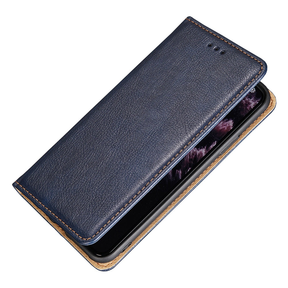For Honor 80 SE 5G Foldable Stand Magnetic Auto-closing Protective Cover Anti-Scratch Wallet PU Leather Phone Case