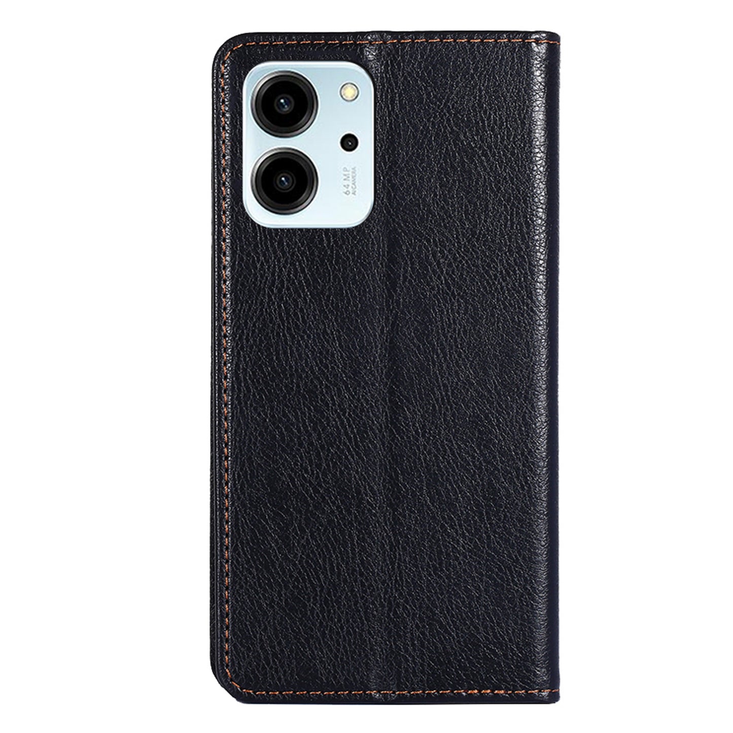 For Honor 80 SE 5G Foldable Stand Magnetic Auto-closing Protective Cover Anti-Scratch Wallet PU Leather Phone Case