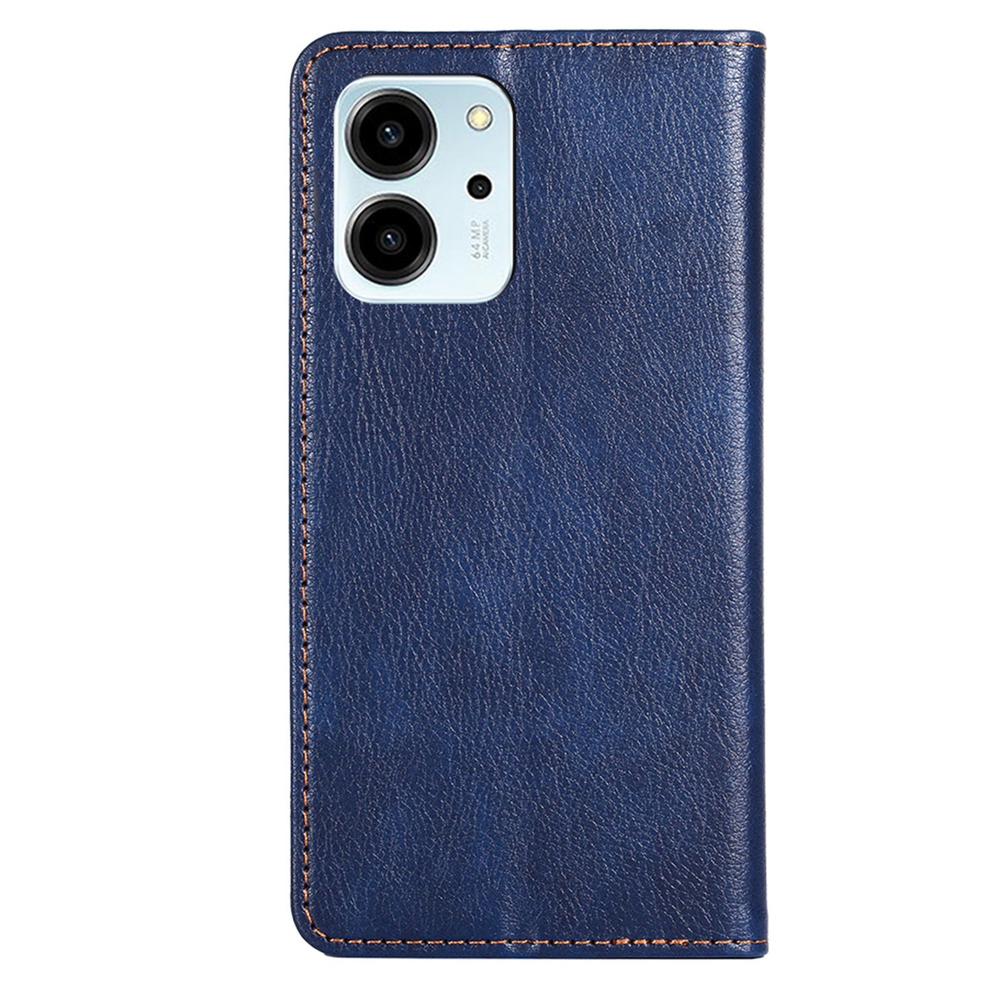 For Honor 80 SE 5G Foldable Stand Magnetic Auto-closing Protective Cover Anti-Scratch Wallet PU Leather Phone Case
