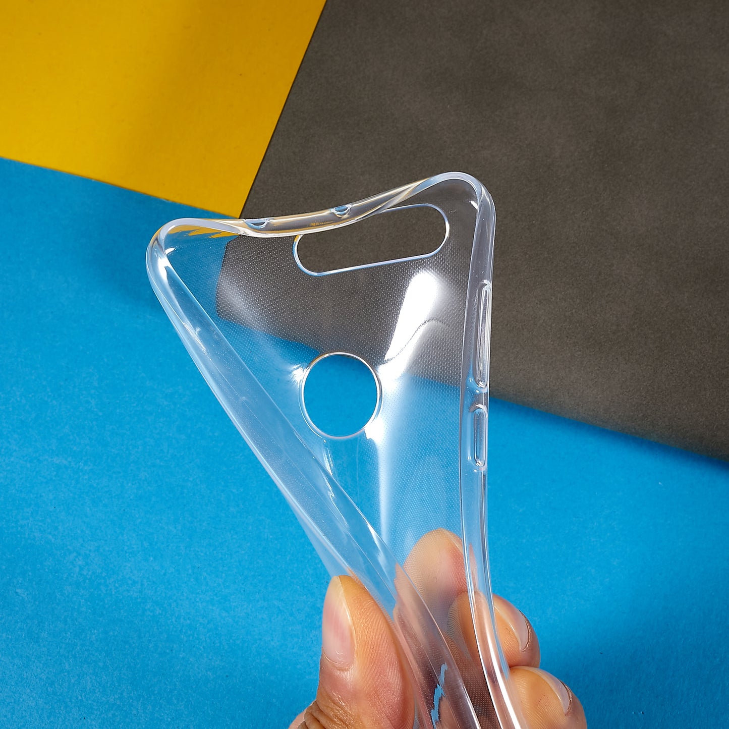 For Huawei Honor 8 Shockproof Slim Case Soft TPU Clear Phone Back Case Drop-proof Protective Cover