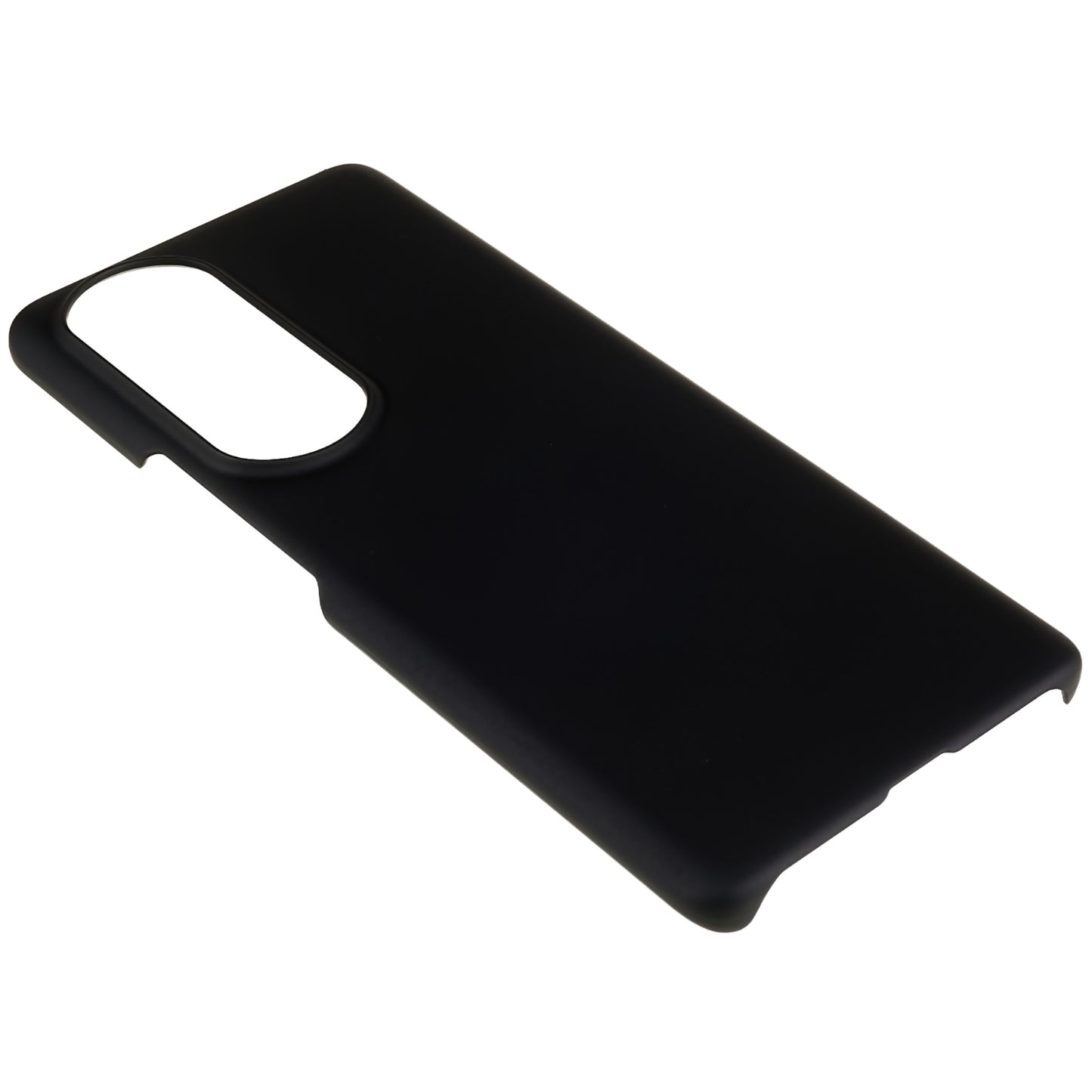 For Honor 80 Pro 5G Rubberized Finish Anti-Fingerprint Phone Case Glossy Surface Hard PC Shockproof Cover
