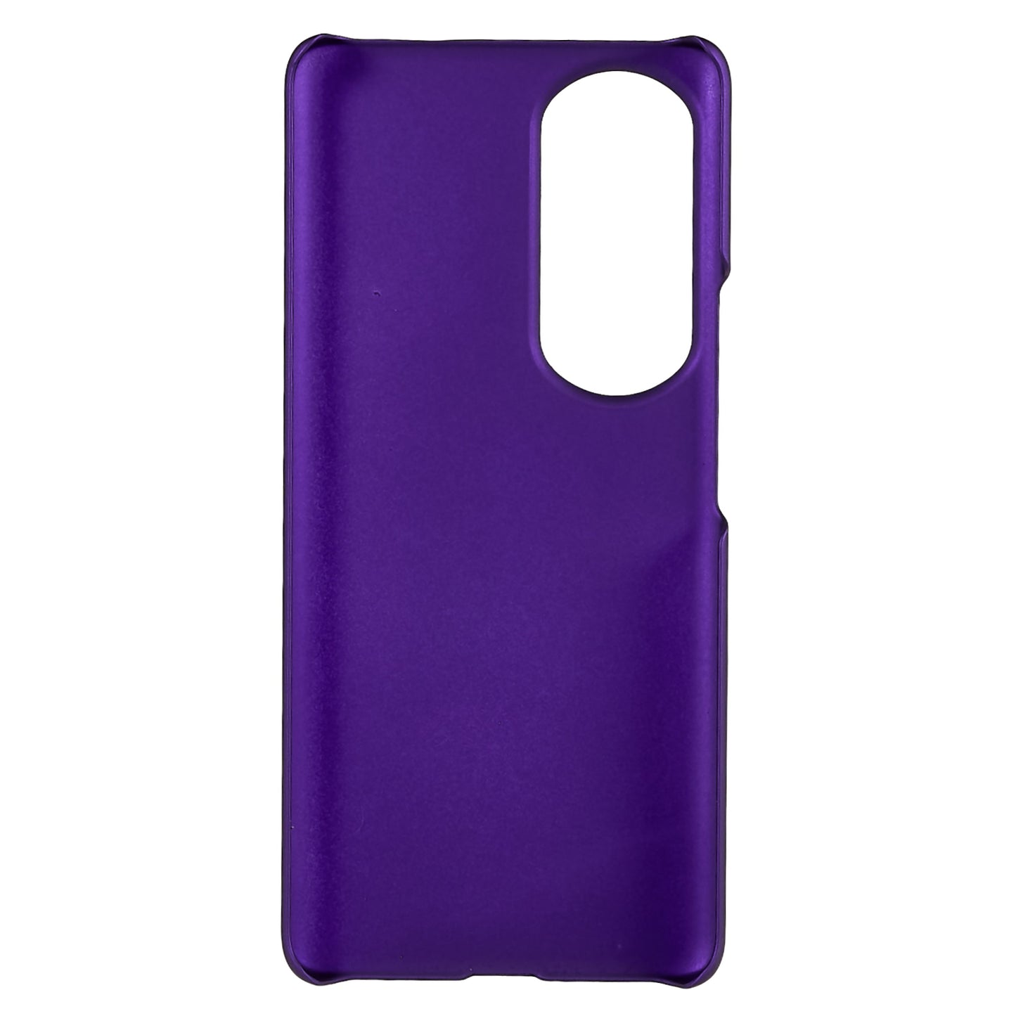 For Honor 80 Pro 5G Rubberized Finish Anti-Fingerprint Phone Case Glossy Surface Hard PC Shockproof Cover