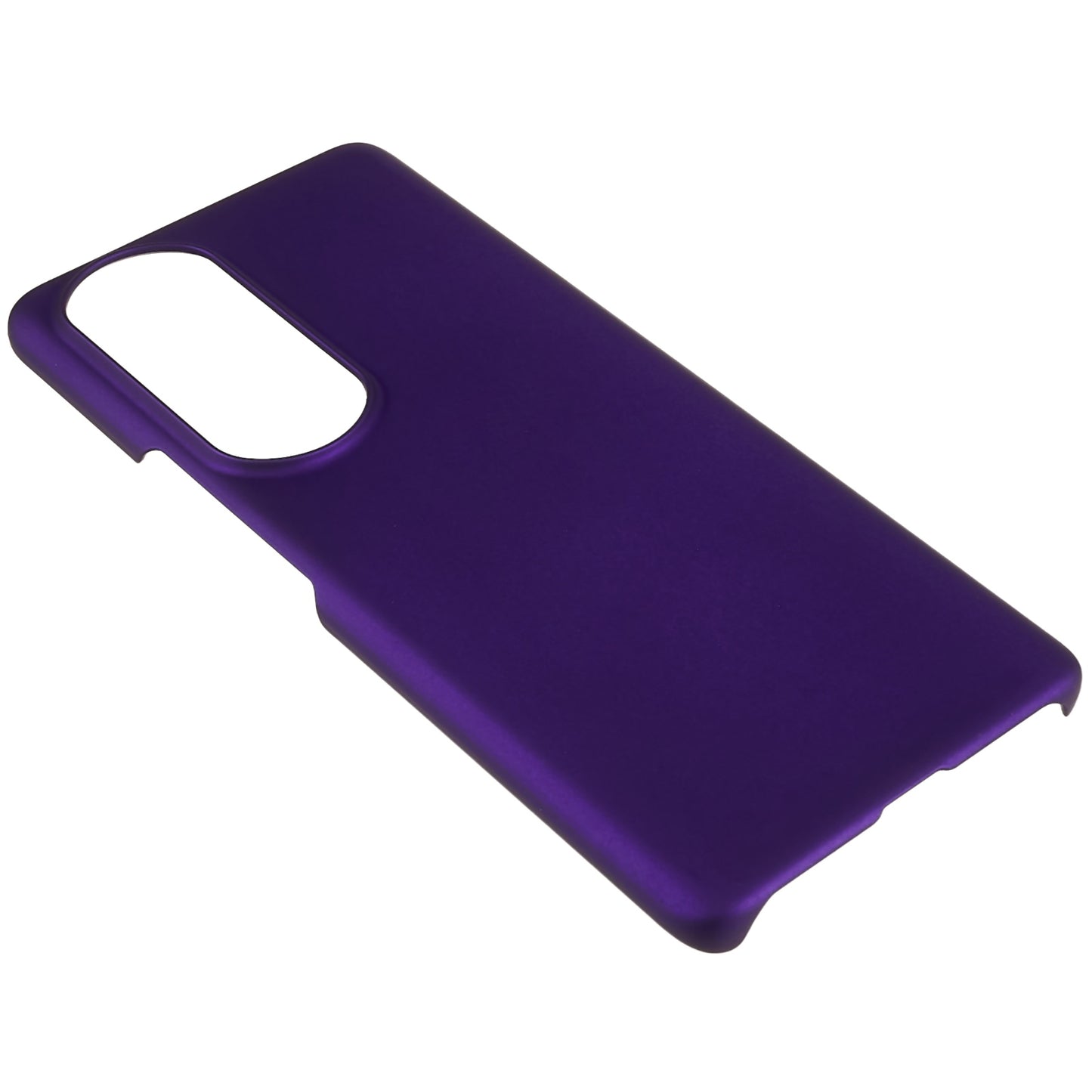 For Honor 80 Pro 5G Rubberized Finish Anti-Fingerprint Phone Case Glossy Surface Hard PC Shockproof Cover