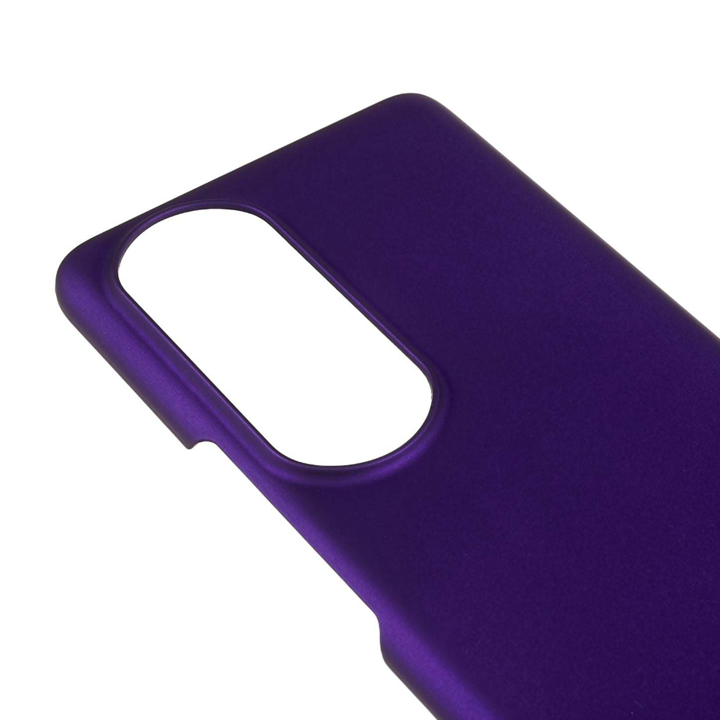 For Honor 80 Pro 5G Rubberized Finish Anti-Fingerprint Phone Case Glossy Surface Hard PC Shockproof Cover