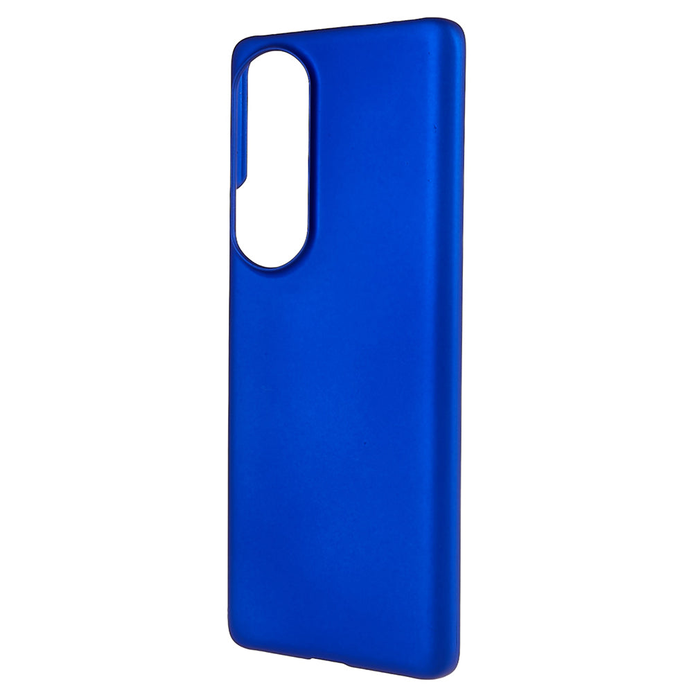 For Honor 80 Pro 5G Rubberized Finish Anti-Fingerprint Phone Case Glossy Surface Hard PC Shockproof Cover