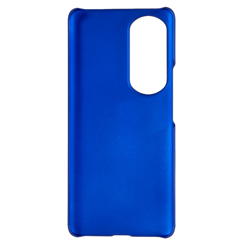 For Honor 80 Pro 5G Rubberized Finish Anti-Fingerprint Phone Case Glossy Surface Hard PC Shockproof Cover