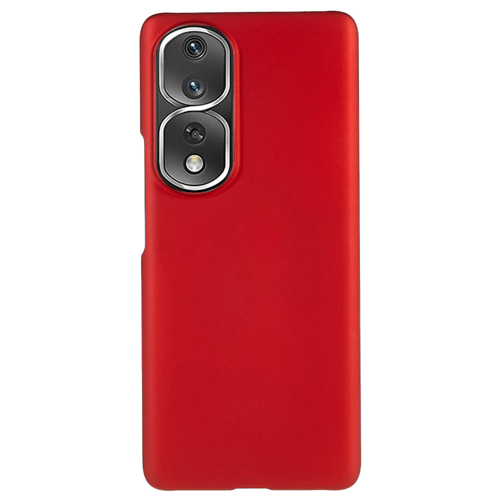 For Honor 80 Pro 5G Rubberized Finish Anti-Fingerprint Phone Case Glossy Surface Hard PC Shockproof Cover