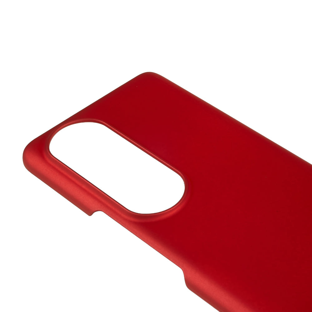 For Honor 80 Pro 5G Rubberized Finish Anti-Fingerprint Phone Case Glossy Surface Hard PC Shockproof Cover