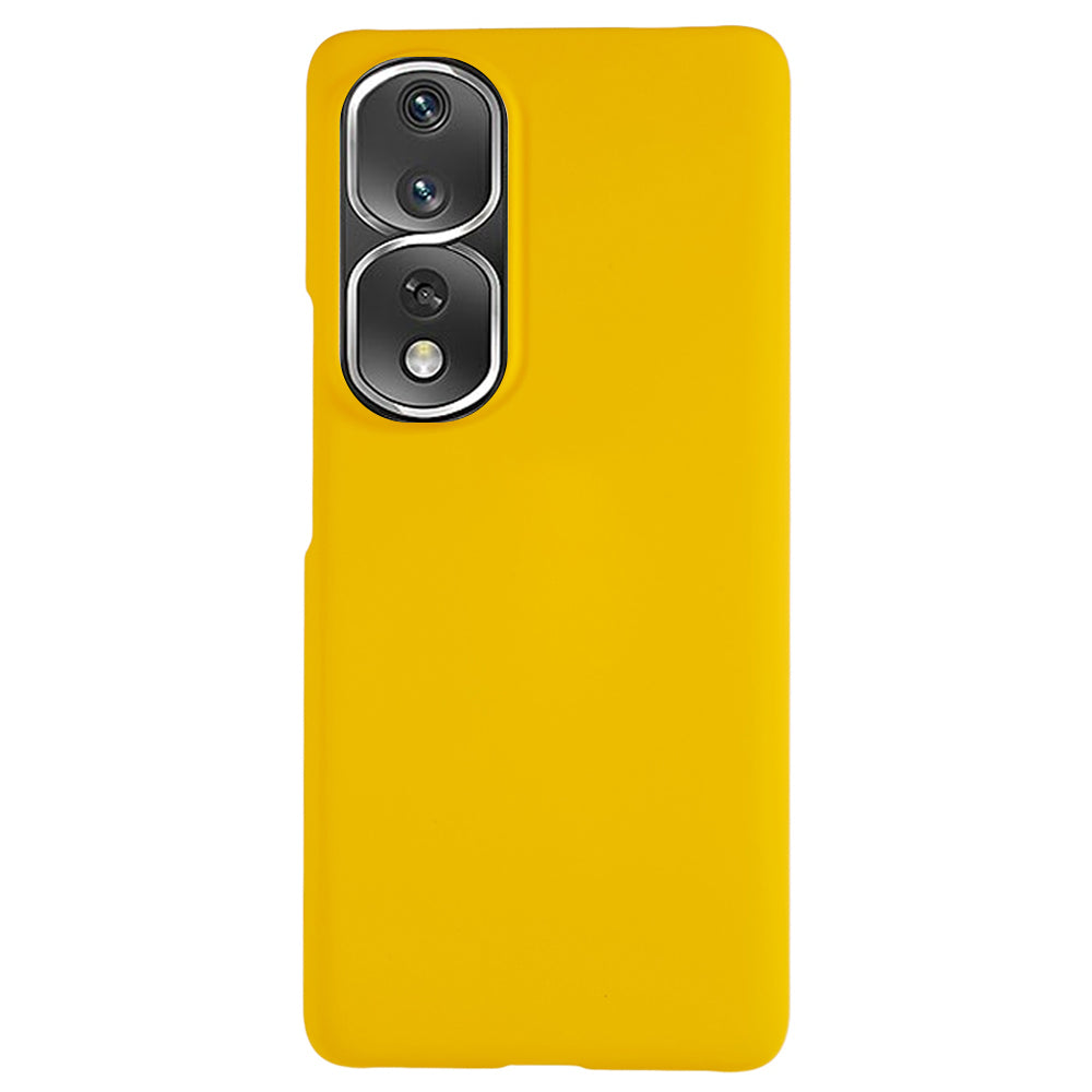 For Honor 80 Pro 5G Rubberized Finish Anti-Fingerprint Phone Case Glossy Surface Hard PC Shockproof Cover