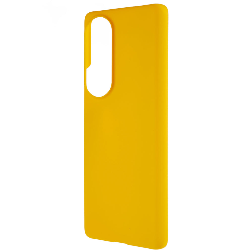 For Honor 80 Pro 5G Rubberized Finish Anti-Fingerprint Phone Case Glossy Surface Hard PC Shockproof Cover