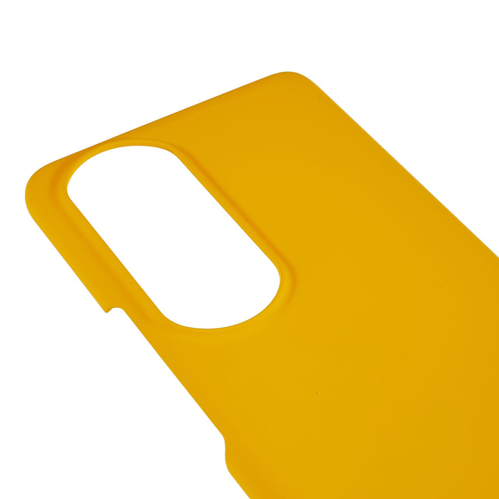 For Honor 80 Pro 5G Rubberized Finish Anti-Fingerprint Phone Case Glossy Surface Hard PC Shockproof Cover