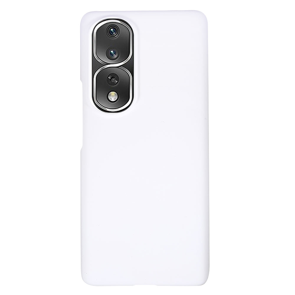 For Honor 80 Pro 5G Rubberized Finish Anti-Fingerprint Phone Case Glossy Surface Hard PC Shockproof Cover