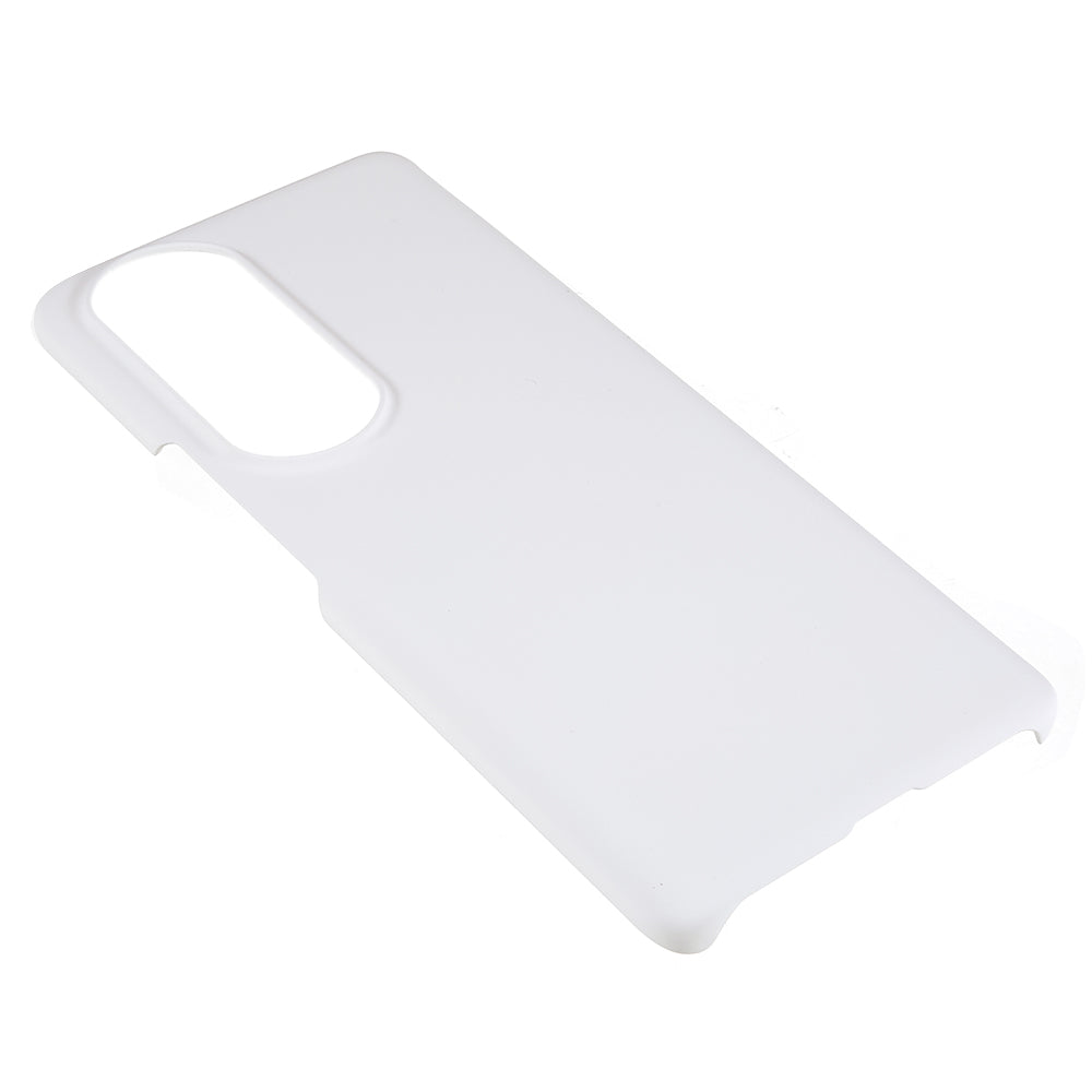 For Honor 80 Pro 5G Rubberized Finish Anti-Fingerprint Phone Case Glossy Surface Hard PC Shockproof Cover