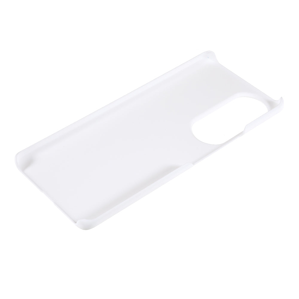 For Honor 80 Pro 5G Rubberized Finish Anti-Fingerprint Phone Case Glossy Surface Hard PC Shockproof Cover