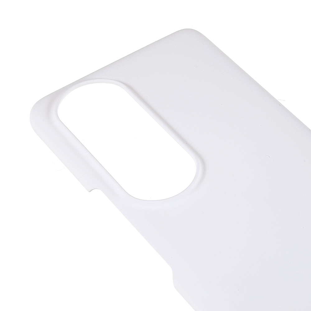 For Honor 80 Pro 5G Rubberized Finish Anti-Fingerprint Phone Case Glossy Surface Hard PC Shockproof Cover