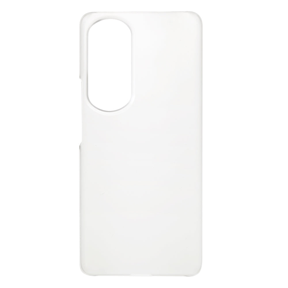 For Honor 80 Pro 5G Rubberized Finish Anti-Fingerprint Phone Case Glossy Surface Hard PC Shockproof Cover