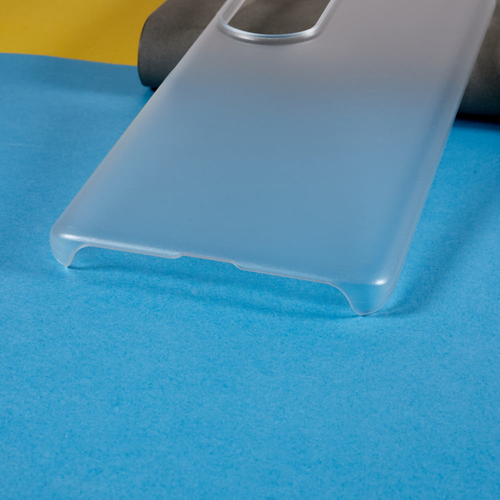 For Honor 80 Pro 5G Rubberized Finish Anti-Fingerprint Phone Case Glossy Surface Hard PC Shockproof Cover