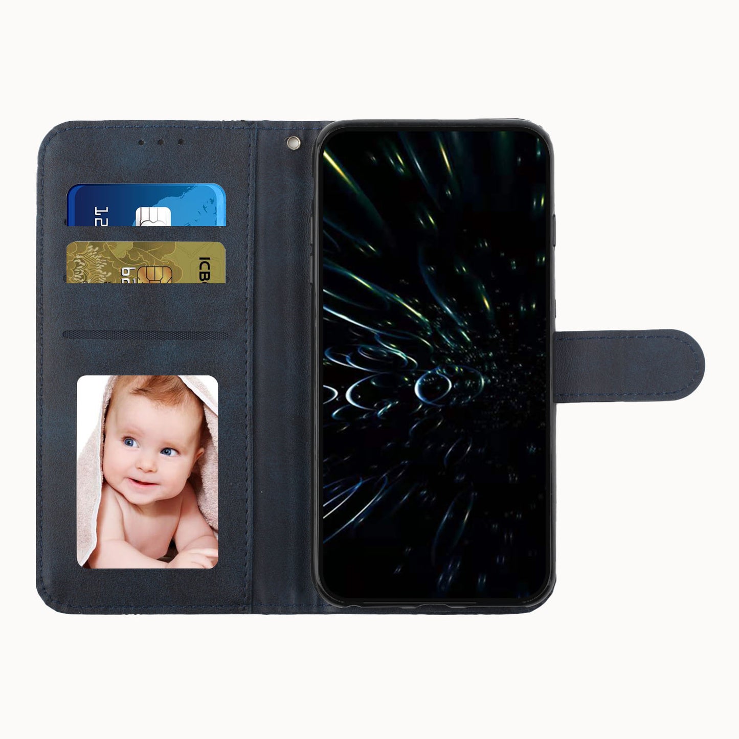 For Infinix Hot 11s NFC 4G Stitching PU Leather Flip Phone Case Stand Full Body Protective Wallet Cover with Strap