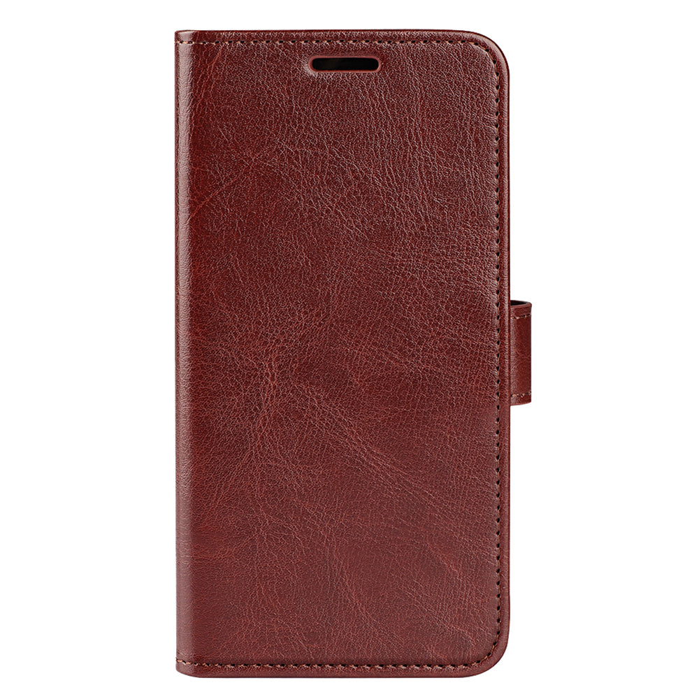 For Huawei nova Y61 4G Crazy Horse Texture PU Leather Wallet Case Stand Shockproof Flip Protective Phone Cover