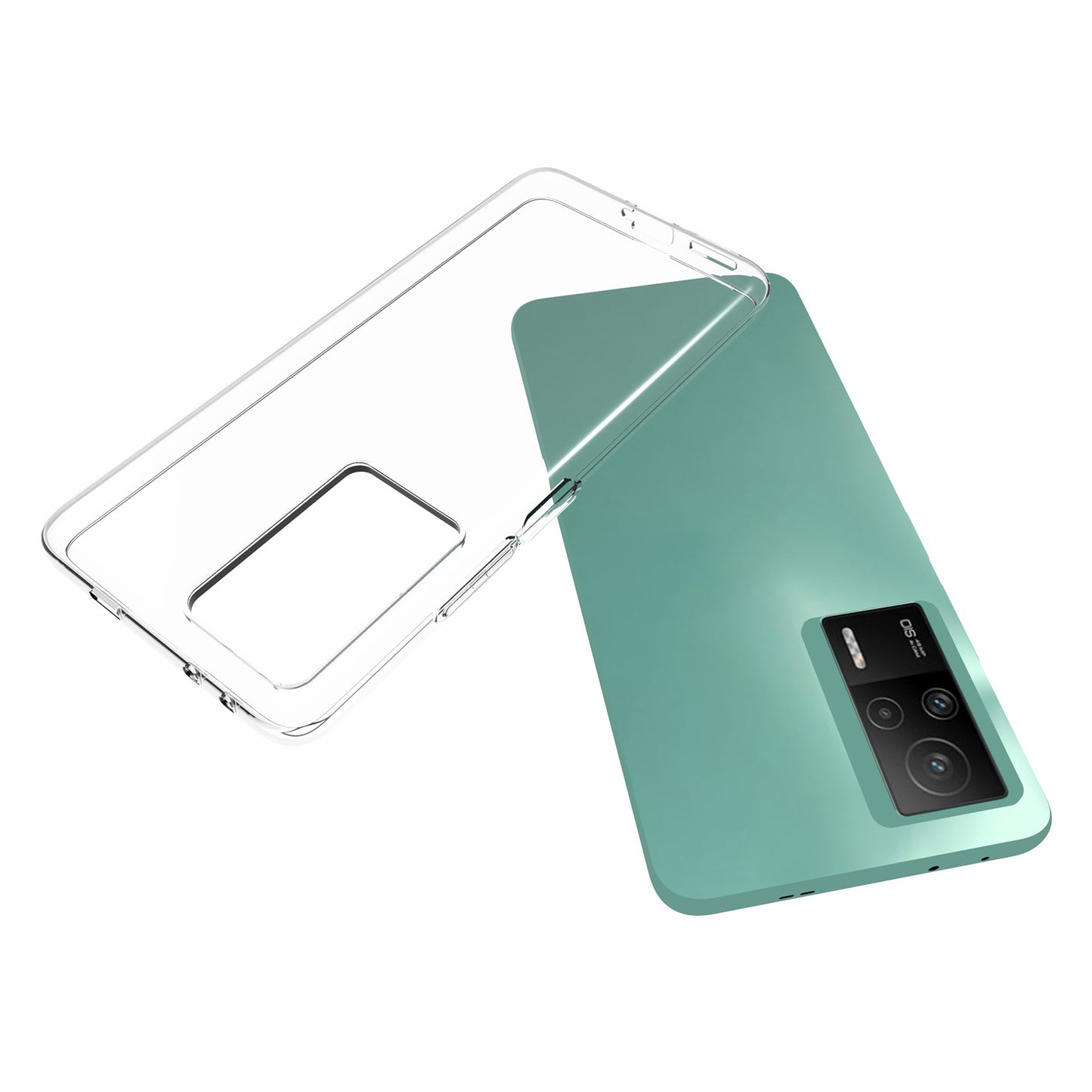 10Pcs / Pack For Xiaomi Redmi K60E 5G Inner Watermark-Free TPU Phone Case Lightweight Non-slip Transparent Phone Cover