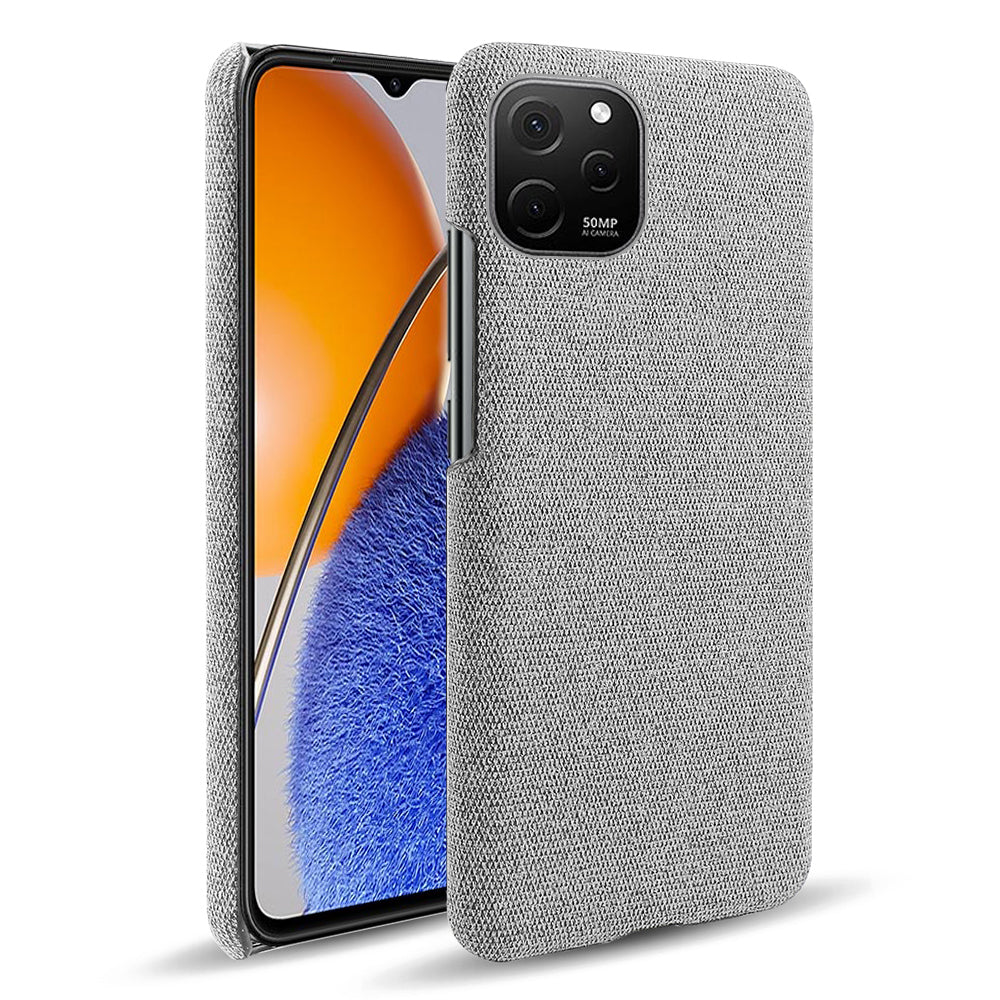 Slim Case for Huawei nova Y61 4G Shockproof Cover Solid Color Hard PC Cloth Phone Case