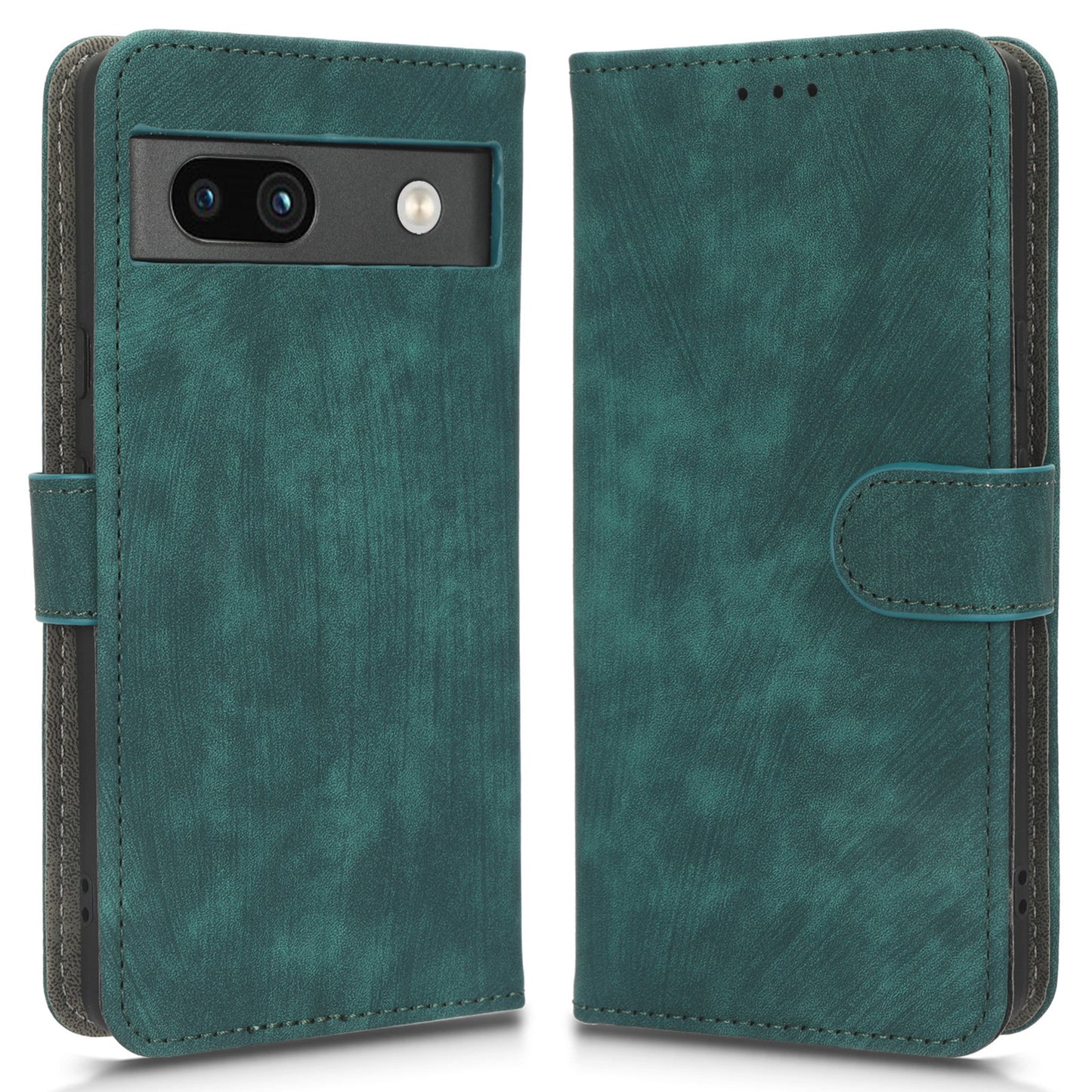 For Google Pixel 7a PU Leather Flip Folio Case Wallet RFID Blocking Protection Stand Phone Cover