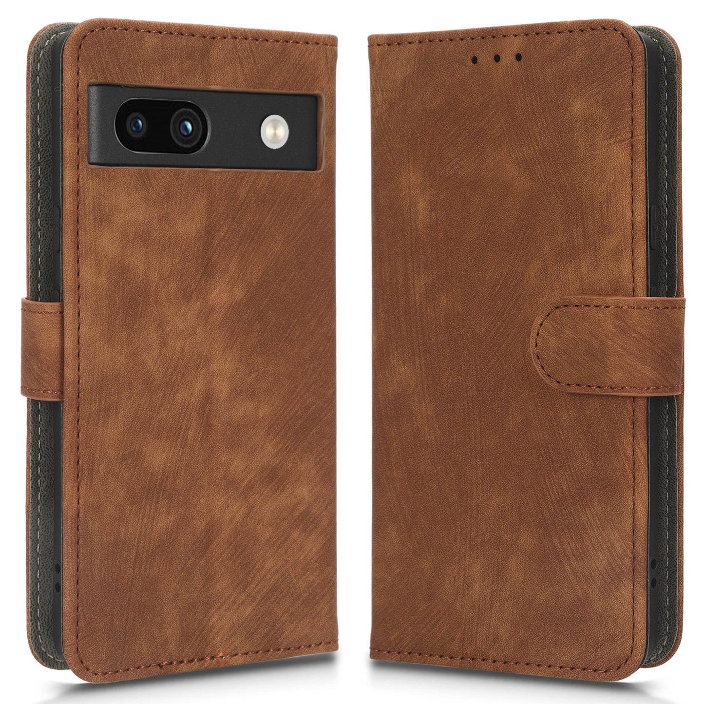 For Google Pixel 7a PU Leather Flip Folio Case Wallet RFID Blocking Protection Stand Phone Cover