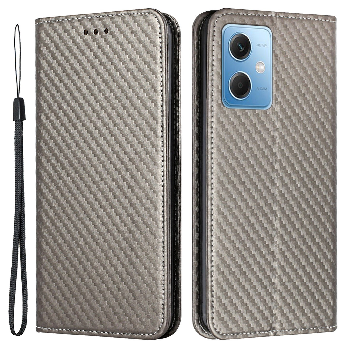 For Xiaomi Redmi Note 12 5G (Global) / (India) / (China) / Poco X5 5G PU Leather Magnetic Phone Cover with Stand Wallet