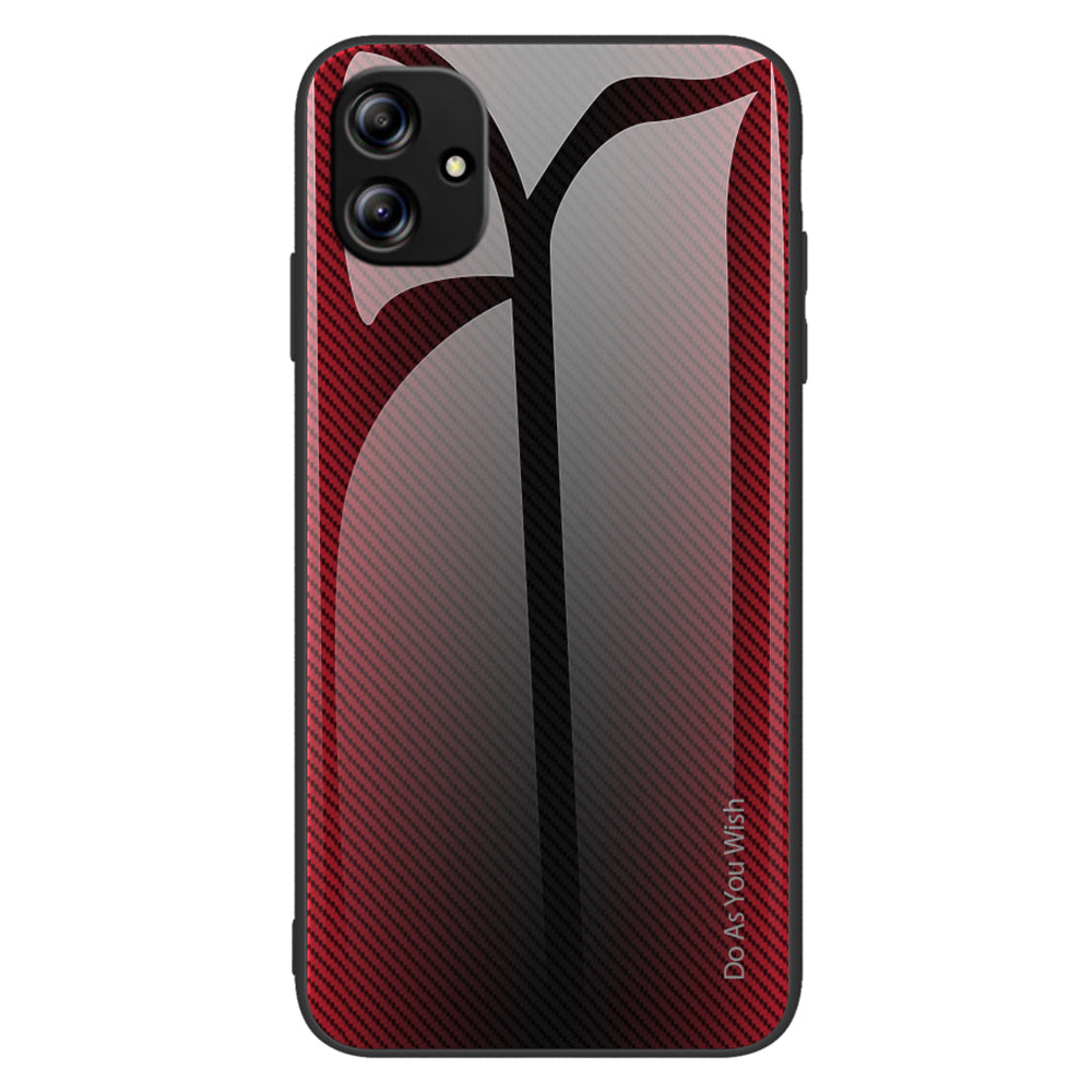 Cell Phone Cover For Samsung Galaxy A04e 4G / M04 4G / F04 4G , Tempered Glass + TPU Protective Phone Case
