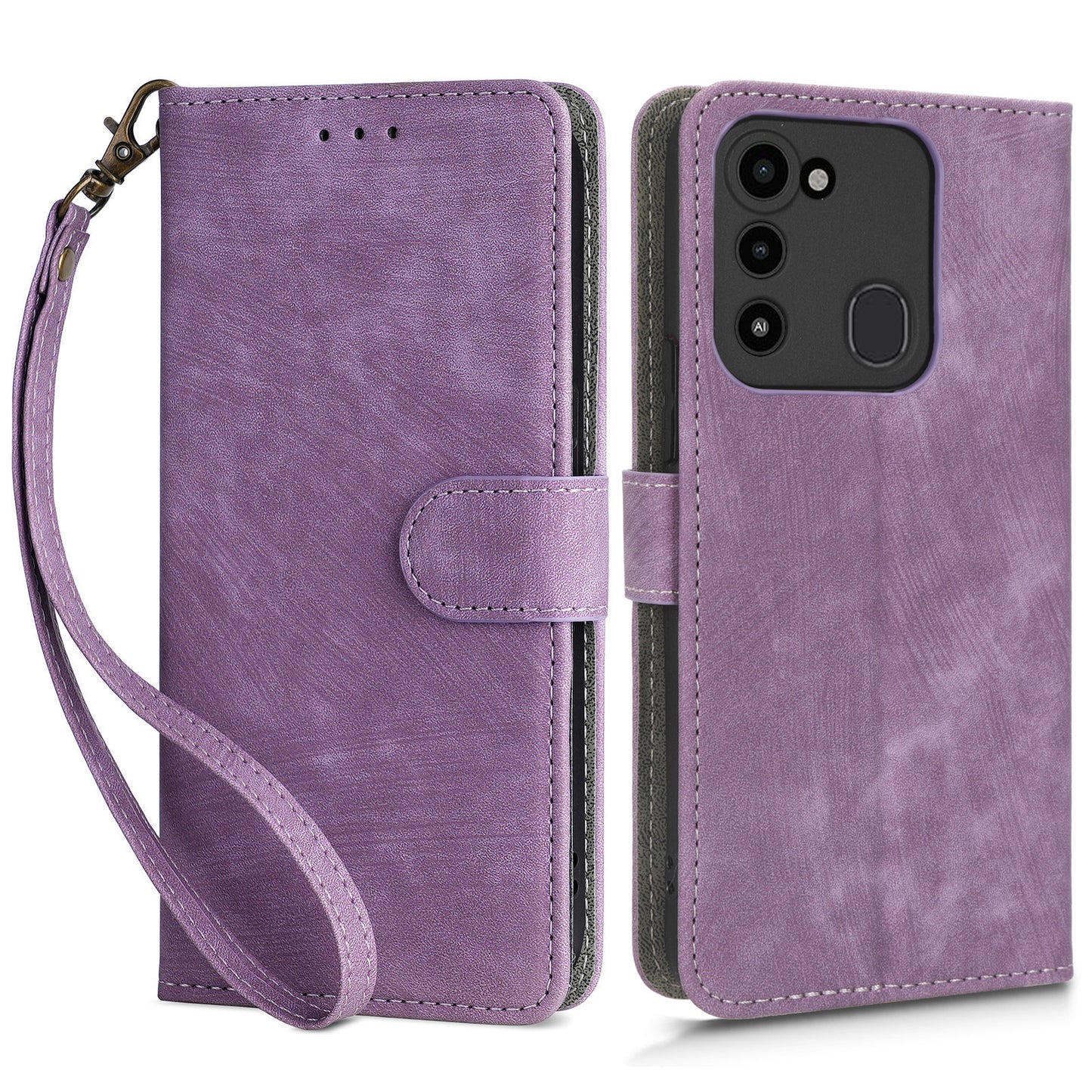 For Tecno Spark 8C 4G / Spark 9 4G / Spark Go 2022 / KG5 Phone Case RFID Blocking Stand Wallet Leather Cover