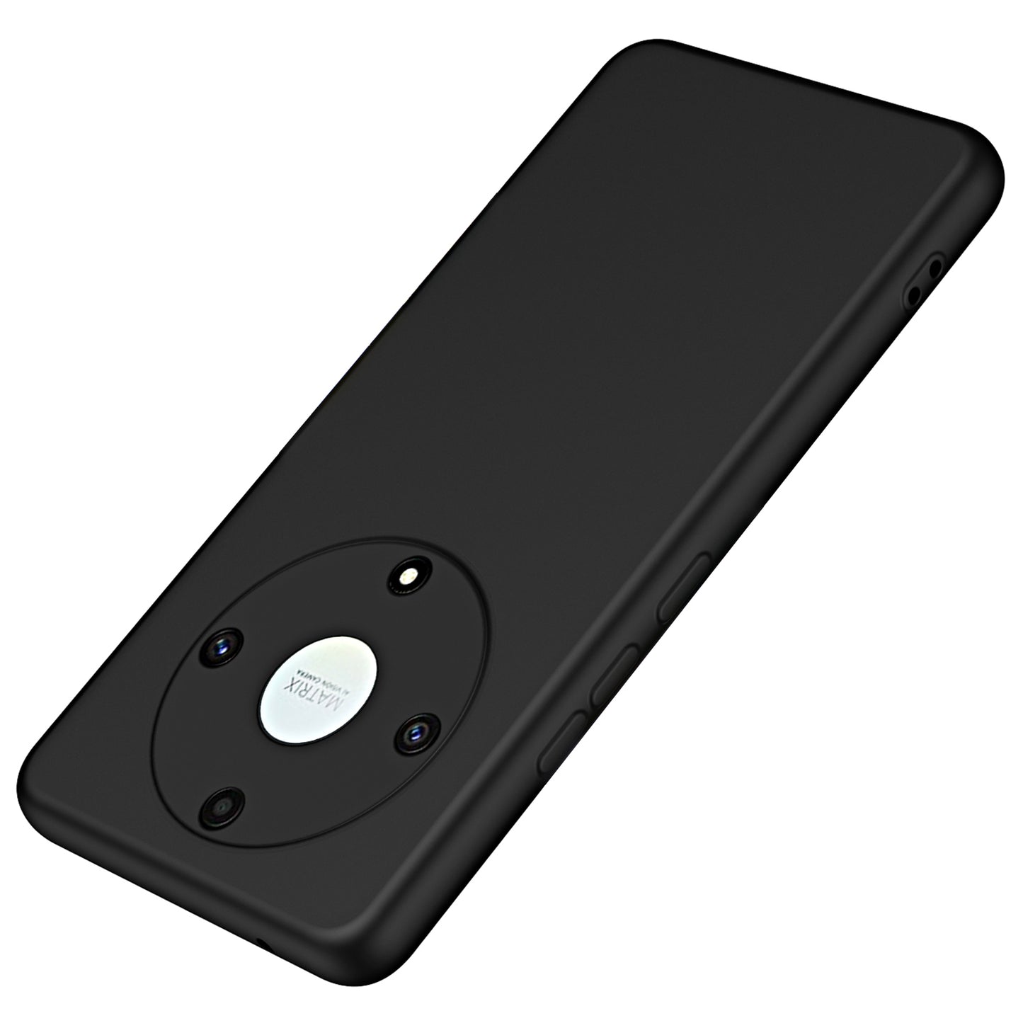 Back Cover for Honor X9a 5G / Magic5 Lite 5G 2.2mm Thickness Fiber Lining Rubberized TPU Phone Case